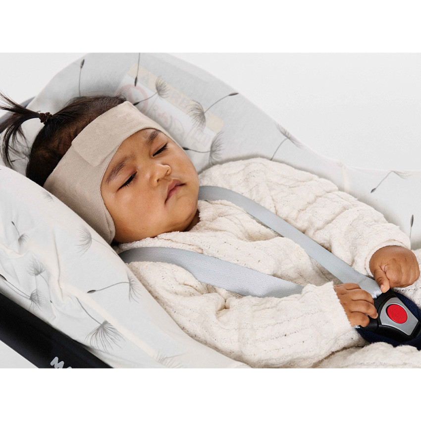 Bandeau protège-oreille bébé 6-12m Beige 
