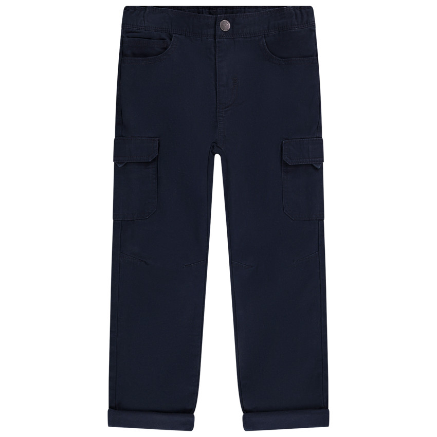 Pantalon cargo doublé jersey pour garçon 