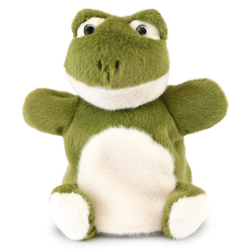 Doudou Marionnette Podcolle 24CM Grenouille 