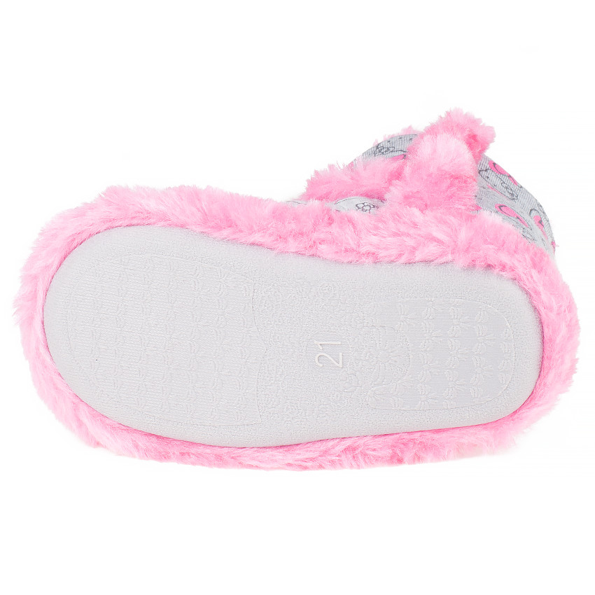 Chaussons bottines Hello Kitty avec fausse fourrure pour fille 
