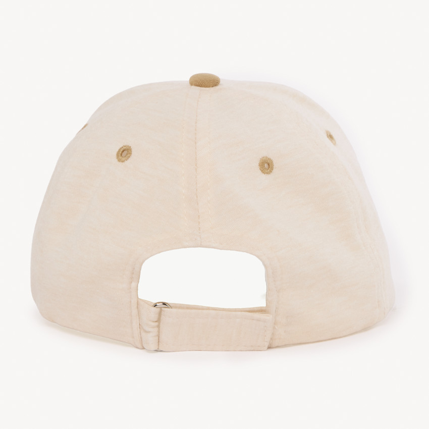 Casquette bicolore avec écusson brodé pour garçon 