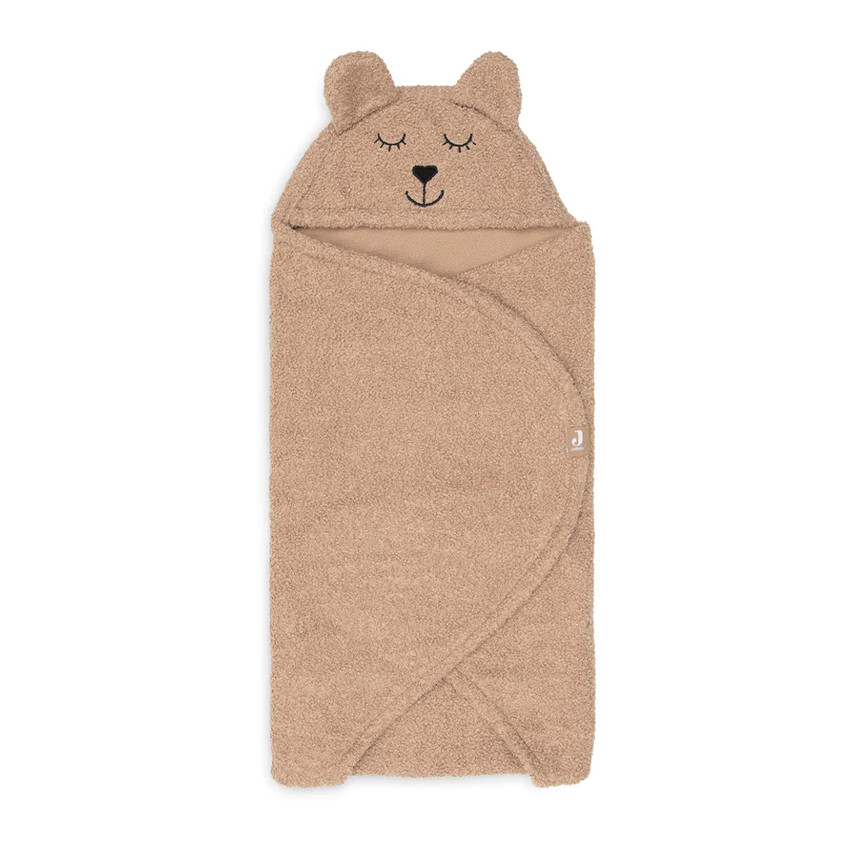 Couverture enveloppante Bear Boucle - Biscuit 