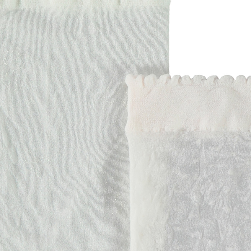 Lot de 2 paires de chaussettes fines pour fille 