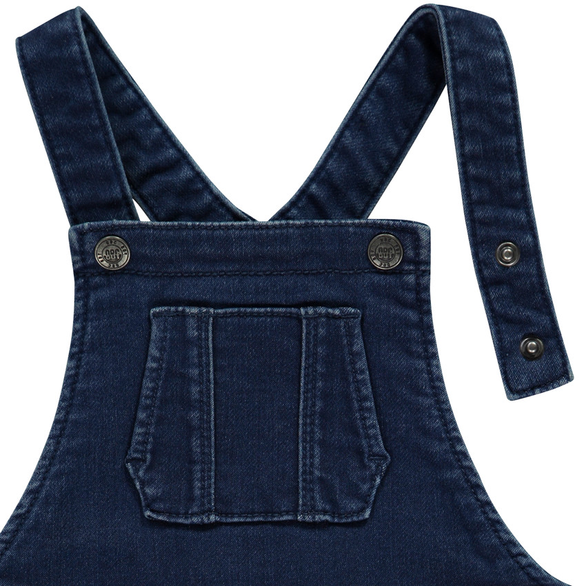 Salopette longue effet jean pour bébé garçon 