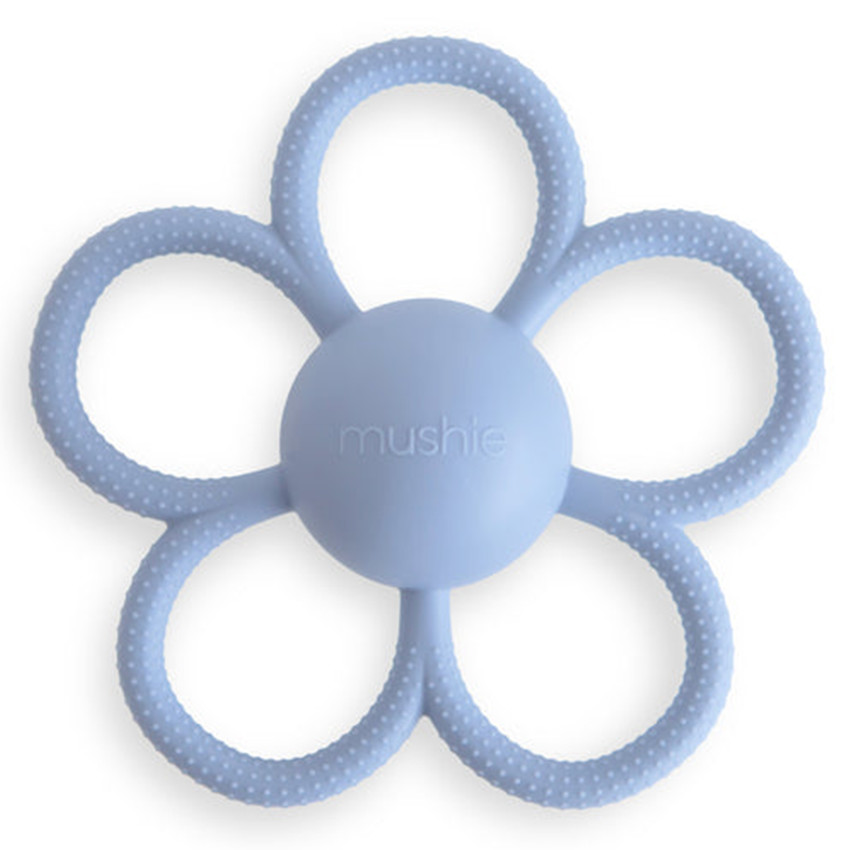 Hochet de dentition silicone Faded Denim 