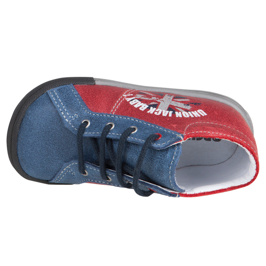 Laarsjes in leder veters inzetstuk 