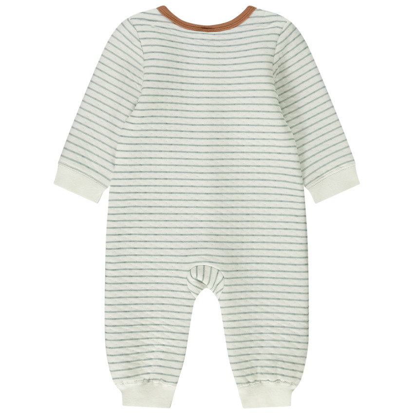 Combinaison en jersey à rayures pour bébé garçon 