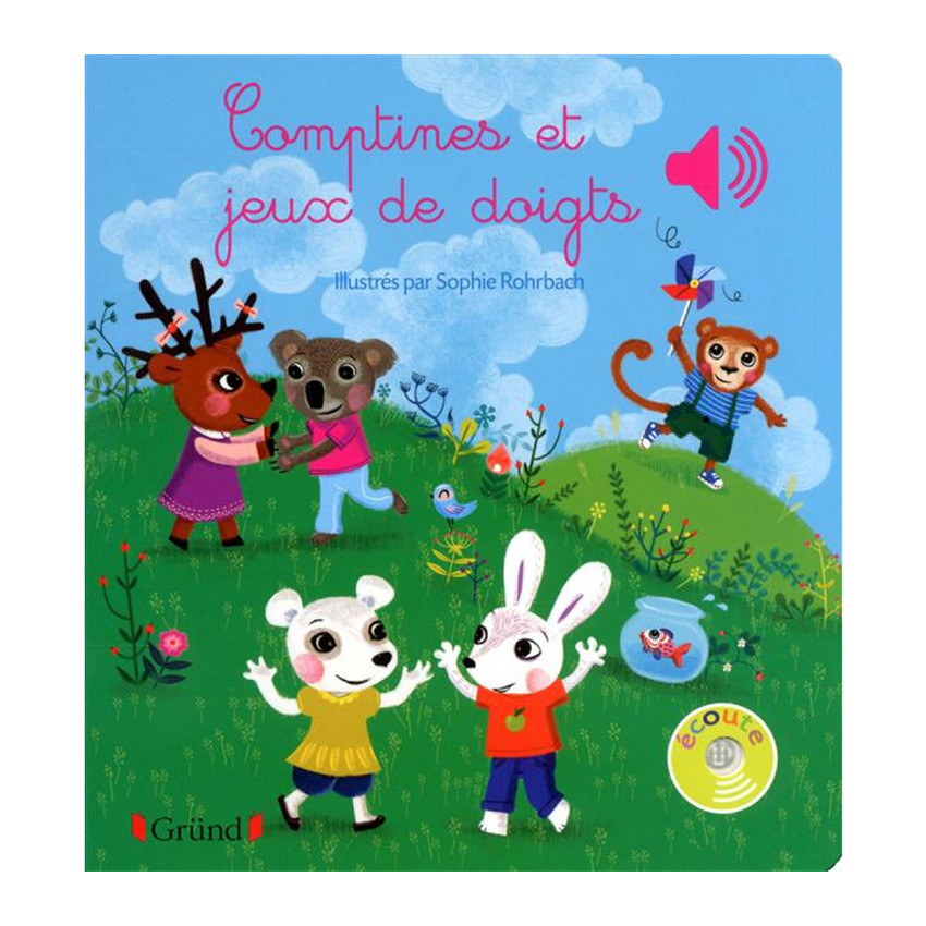 Livre Comptines et Jeux de Doigts  