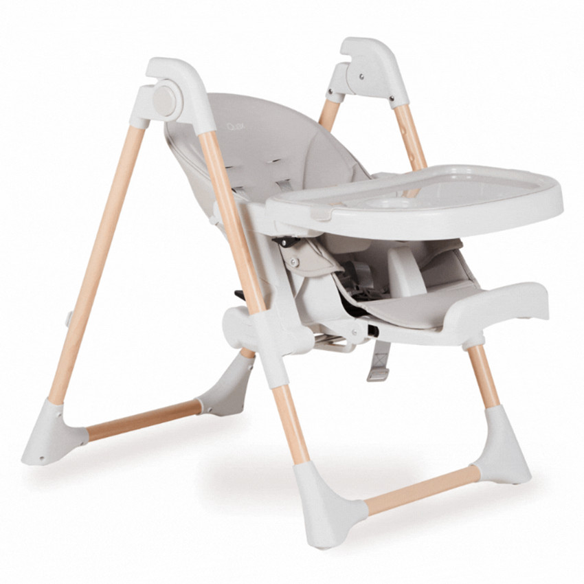 Meegroeistoel Papum Wit/Naturel 