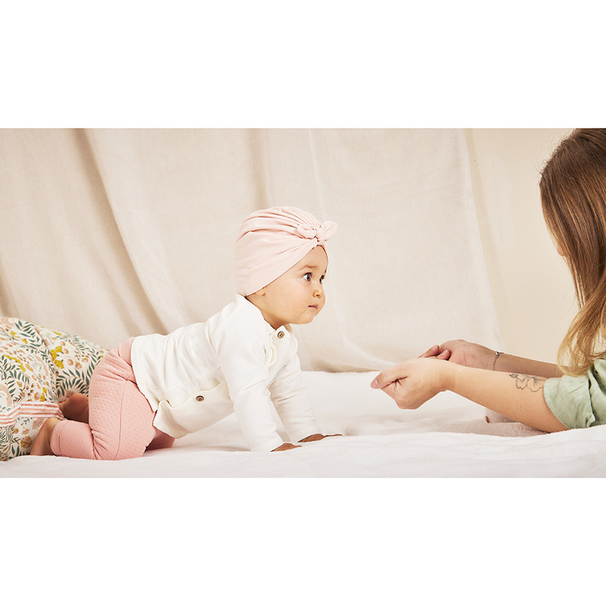 Turban en jersey extensible pour bébé fille 