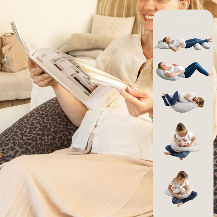 Coussin de grossesse et d'allaitement Big Flopsy Léopard 