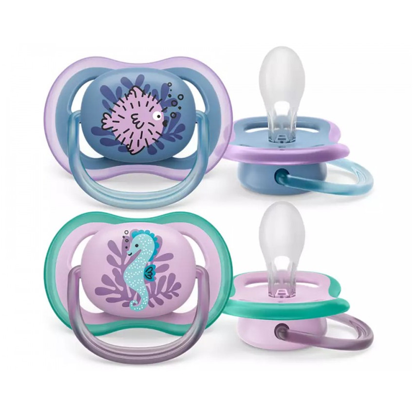 	SILICON PACIFIER SOOTHER ULTRA AIR ,6-18 M 