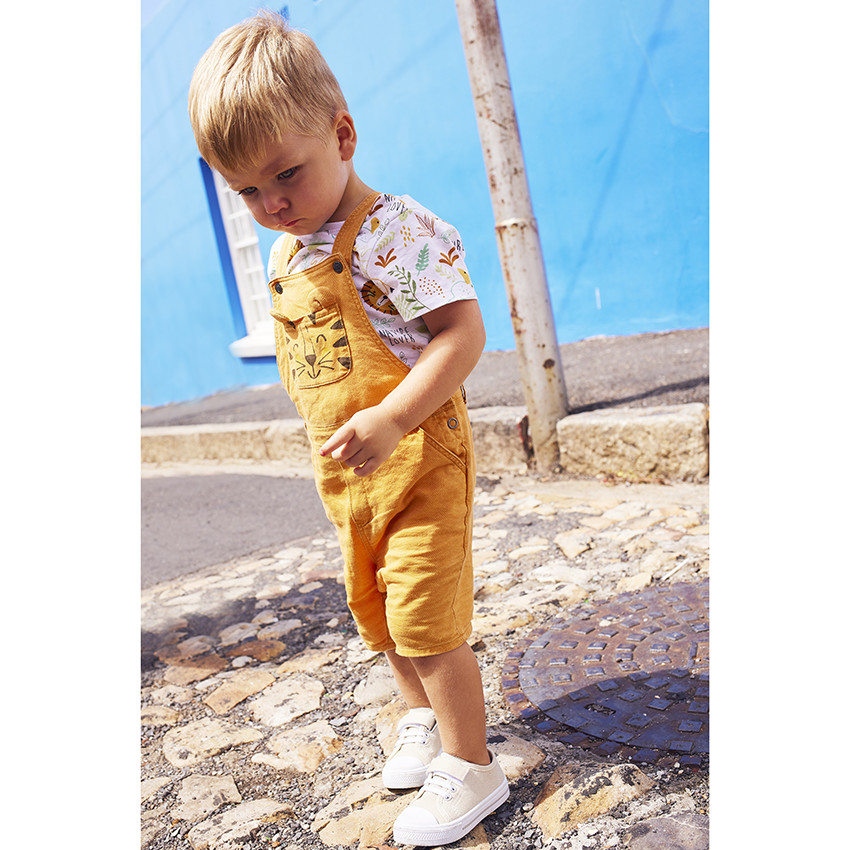 T-shirt manches courtes imprimé safari pour bébé garçon 