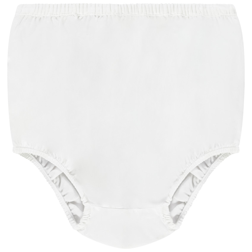 Ensemble de cérémonie robe en tulle brodé + bloomer pour bébé fille 