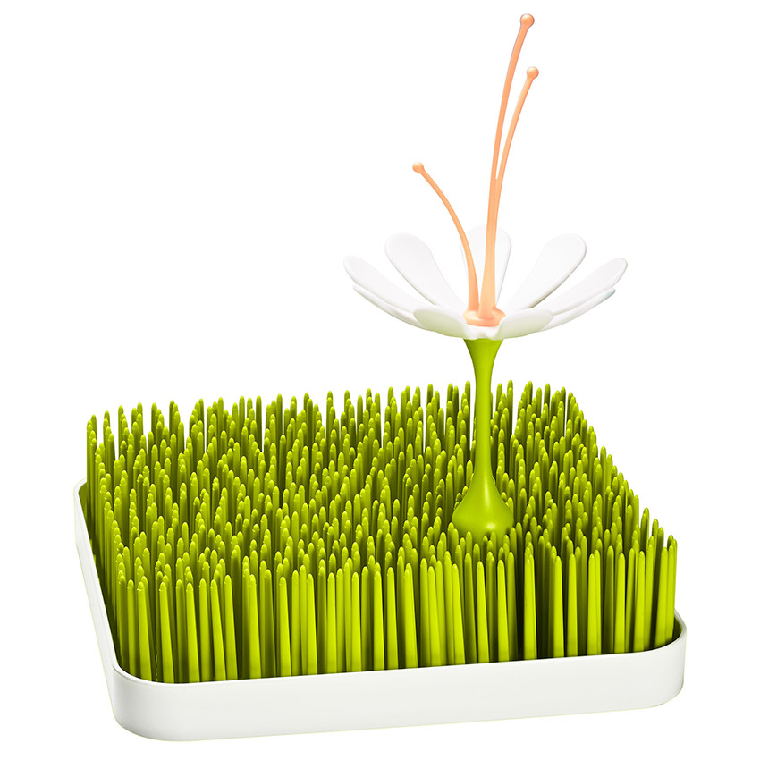 Egouttoir Fleur Stem - Vert/Blanc 
