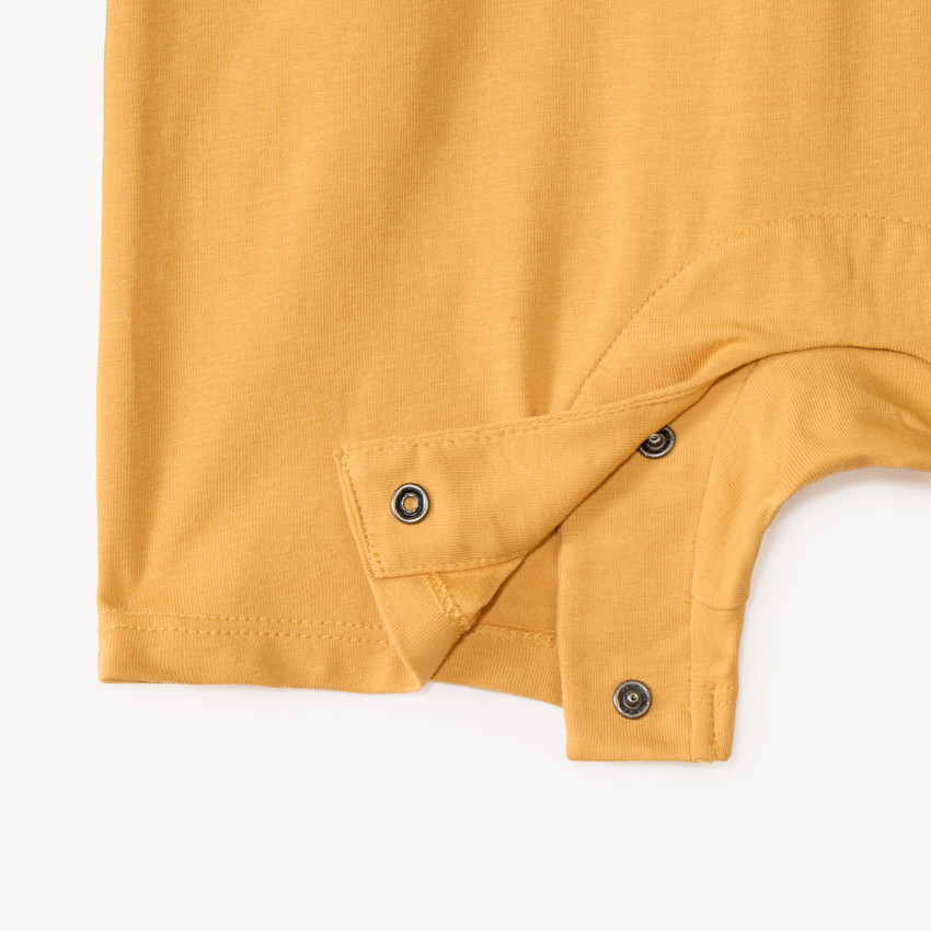 Set van 2 korte jumpsuits 2-in-1 effect dierenpatroon voor baby jongens 