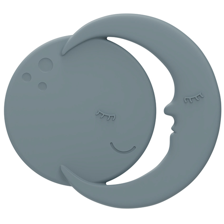 Anneau de dention silicone Lune Bleu  