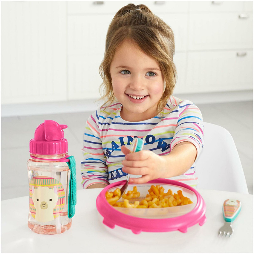 Kit vaisselle avec assiette évolutive - Lama 