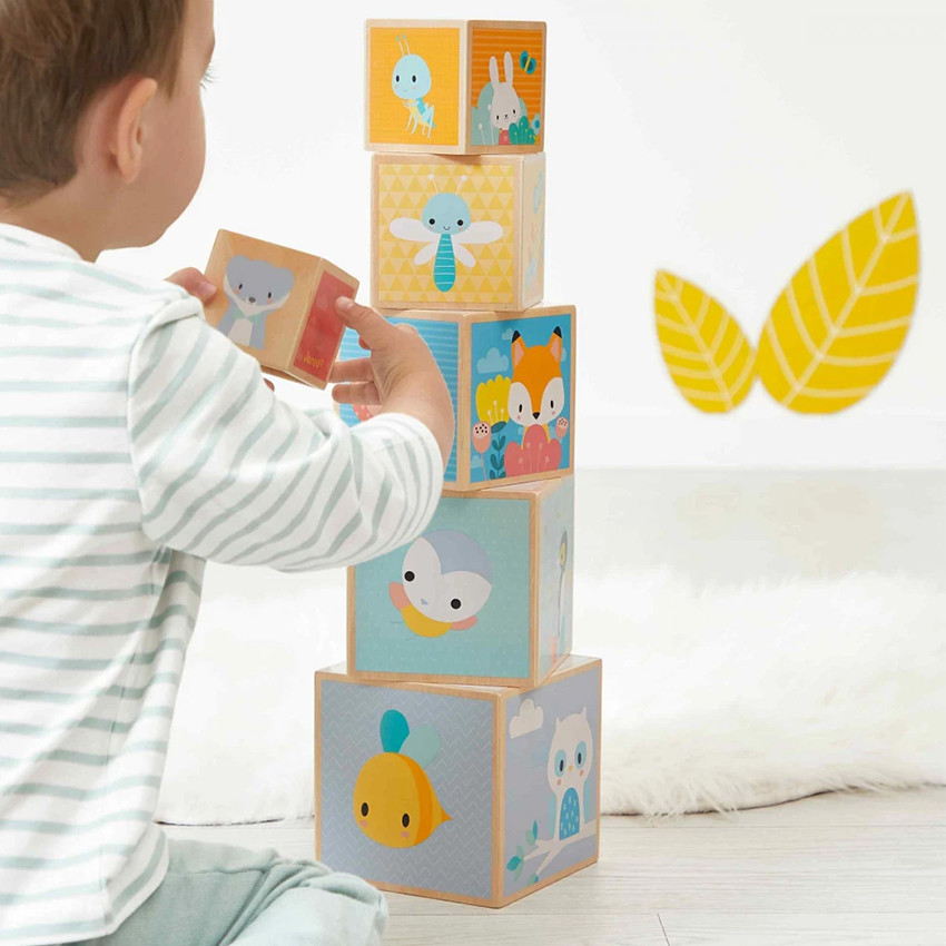 Piramides 6 Houten Blokken Pure 