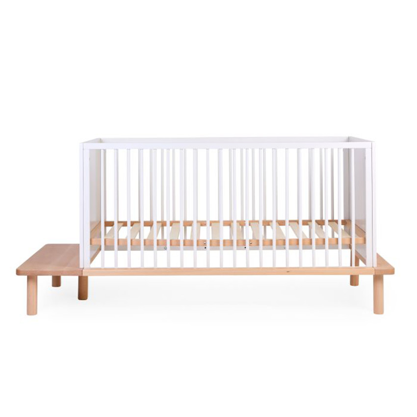 Evobed + Barrière de lit 140X70CM Ecru 