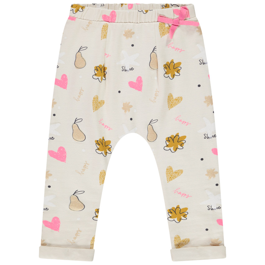 Pantalon de jogging en molleton imprimé pour bébé fille 