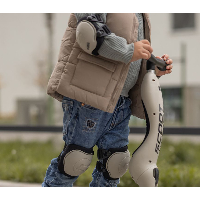 Ensemble protection genoux et coudes S Scoot and Ride Ash 