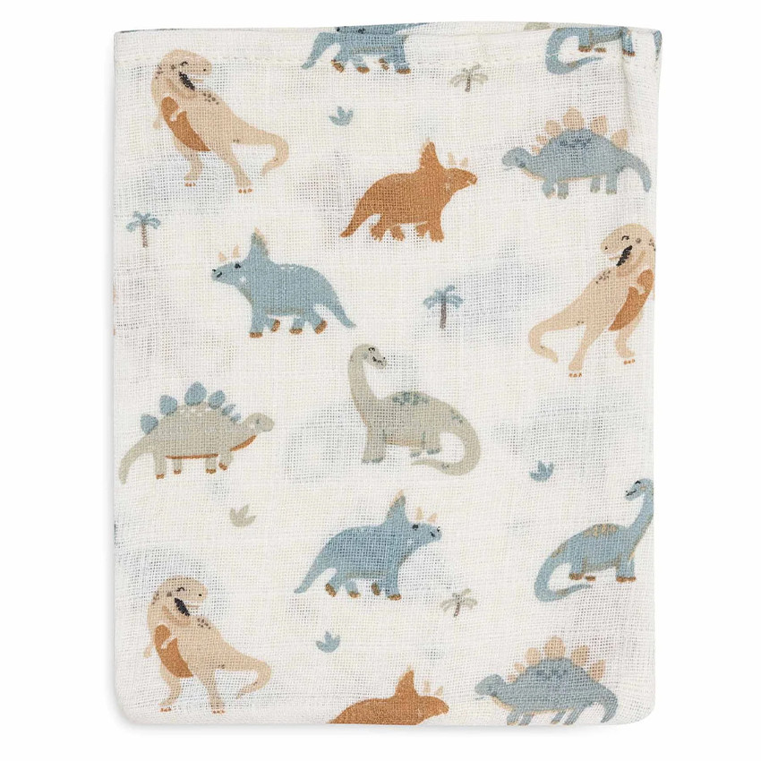 Gant de toilette gaze de coton Roarsome 3pcs 