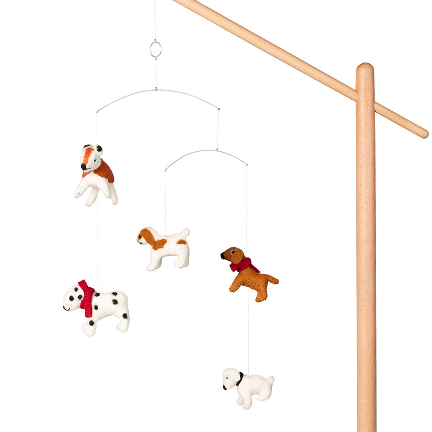 Mobile Chiens Support en bois Quax non-inclus 