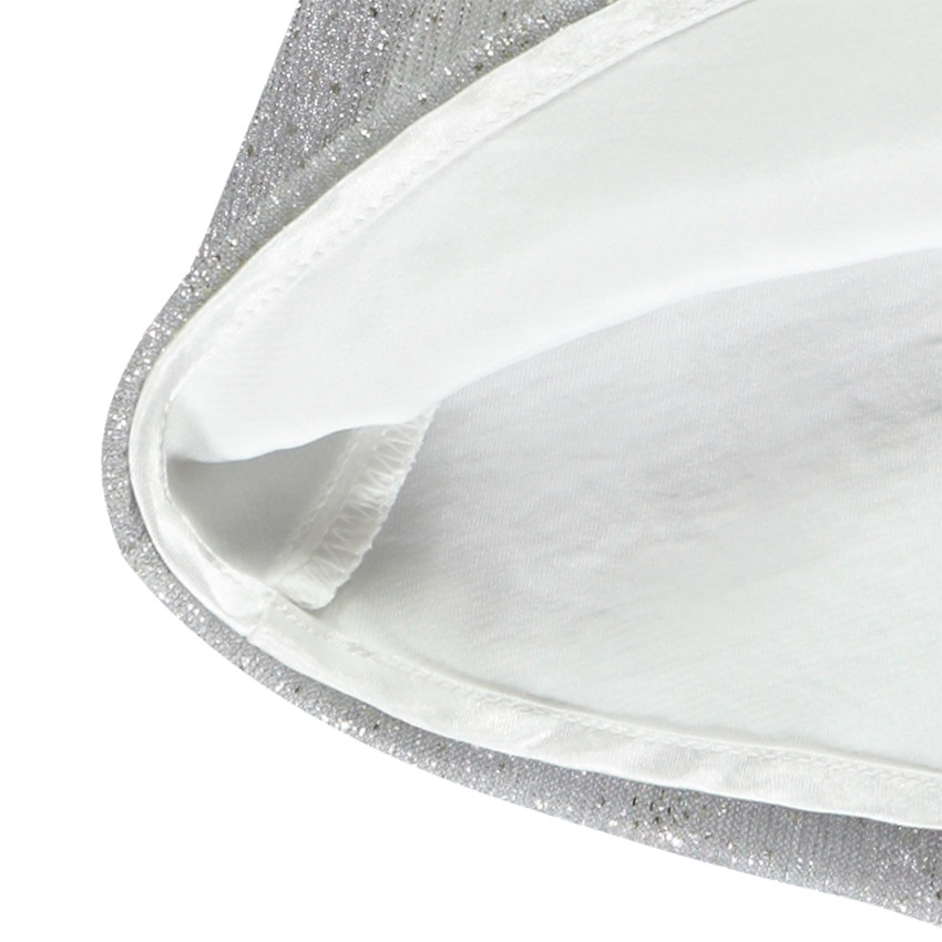 Rok skater in zilveren gaas voor meisjes 