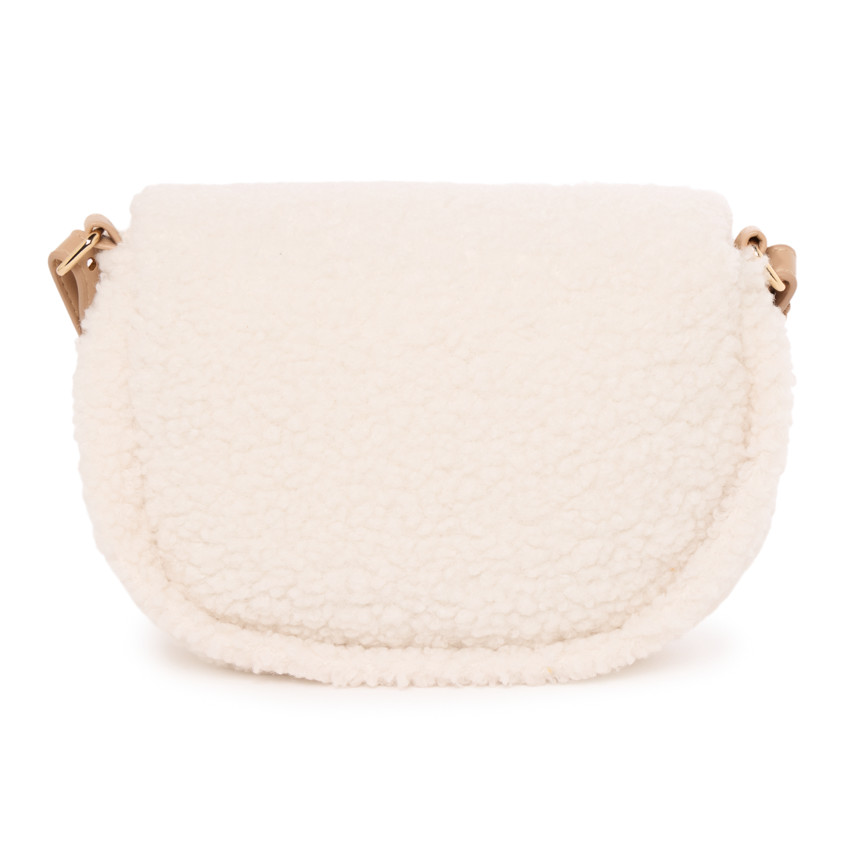 Sac bandoulière en sherpa moutonnée pour fille  