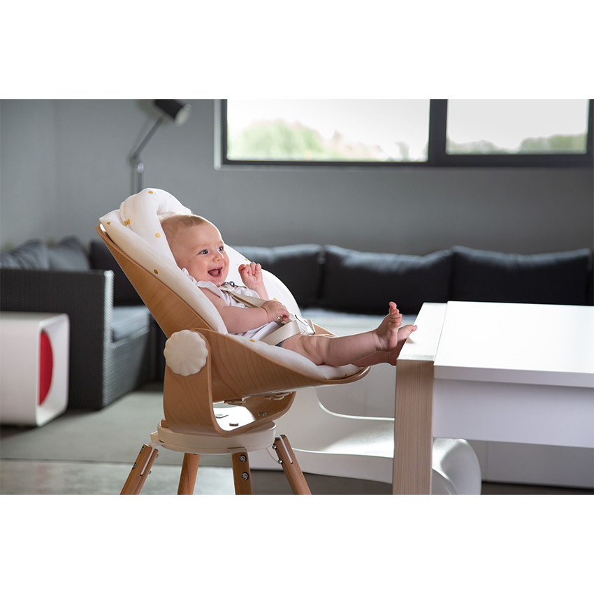 Transat Newborn pour chaise haute Evolu en bois coloris naturel 