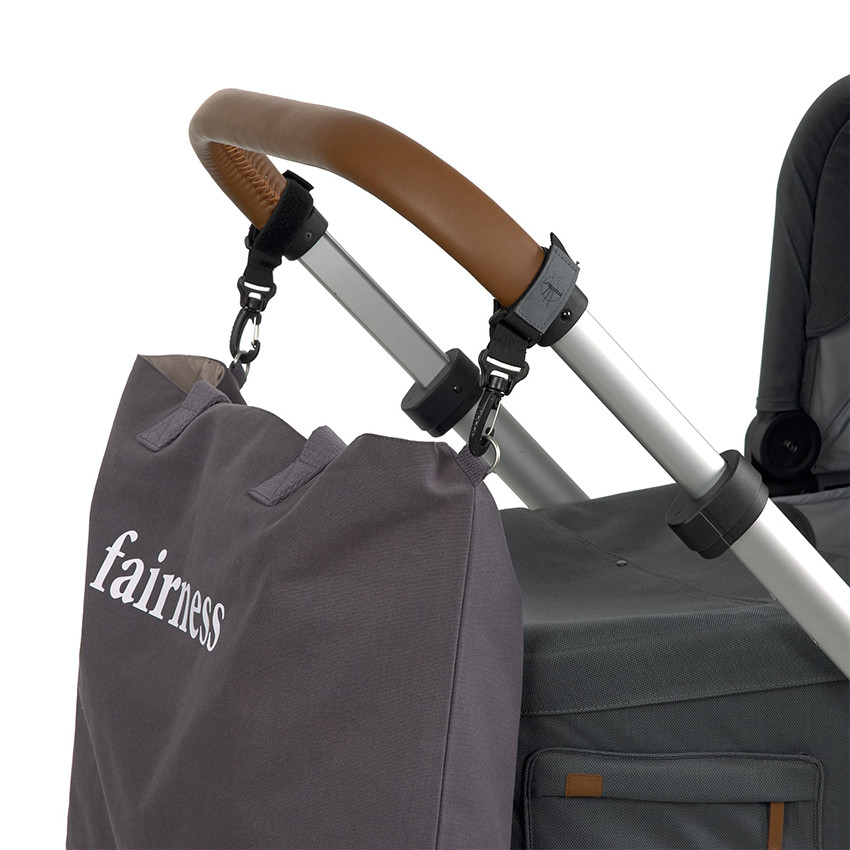 Sac à langer Shopper Cotton Statement - Anthracite 