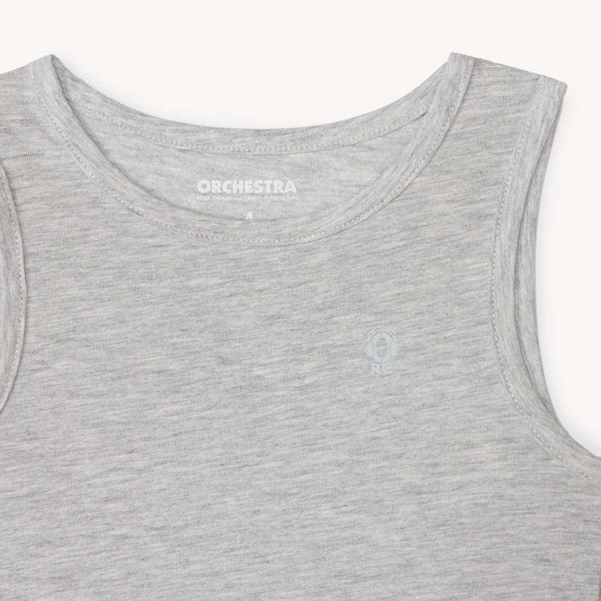 Lot de 3 maillots de corps sans manches unis pour garçon 