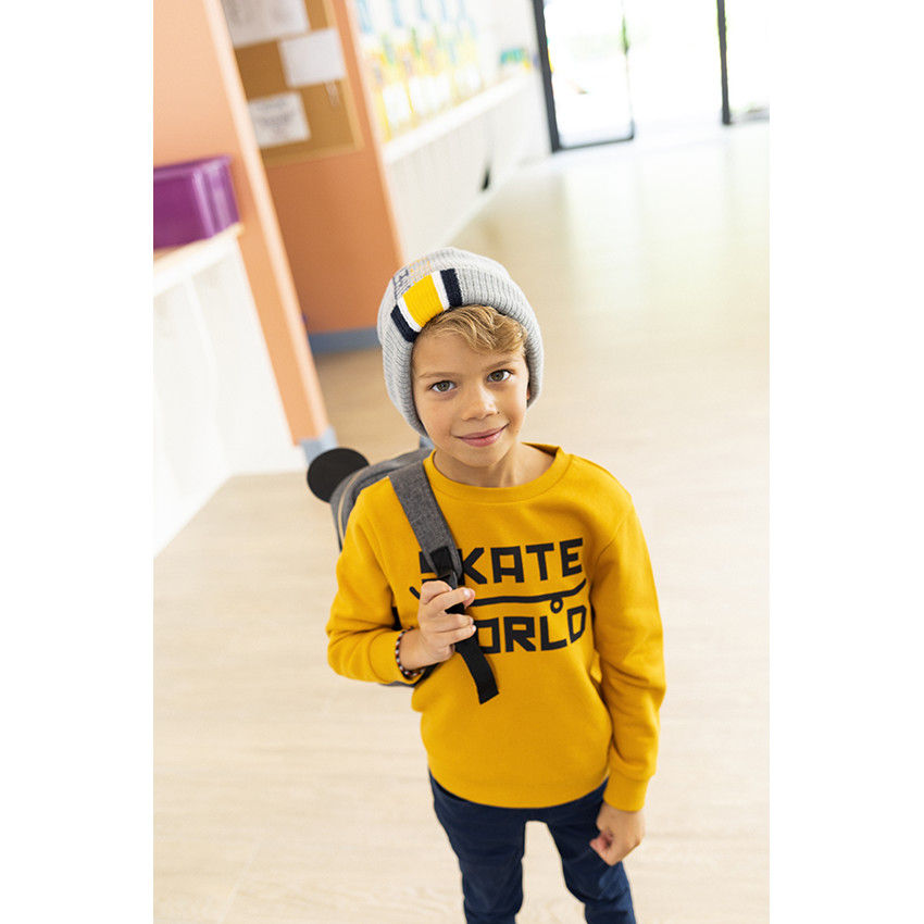 Muts van tricot met street rider-print voor jongens 