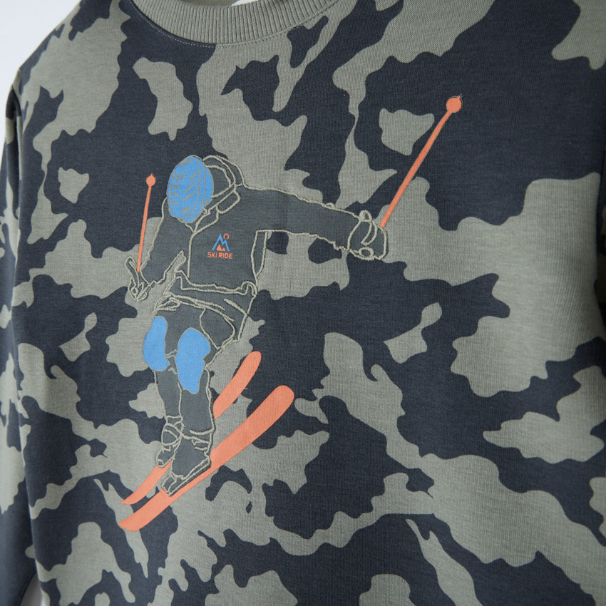 Jogging set met fleece ski patroon voor jongens 