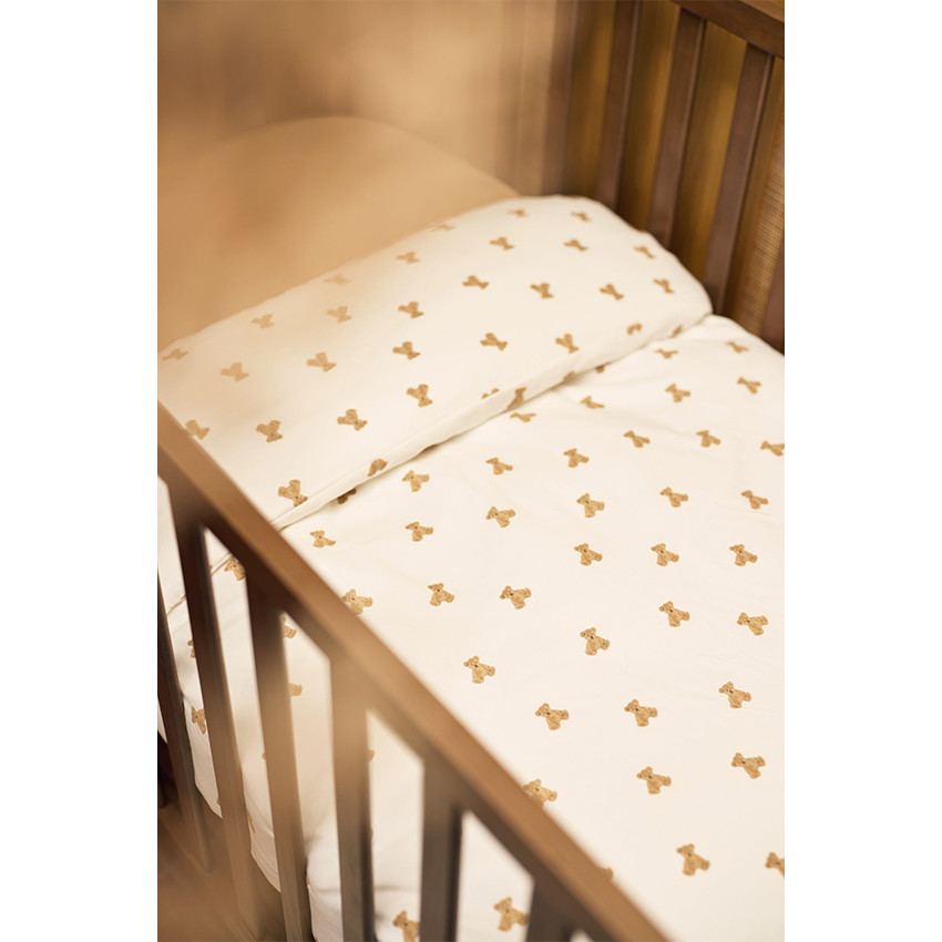 Housse de couette 100x140cm + Taie 60x50cm Mini Teddy Bear 