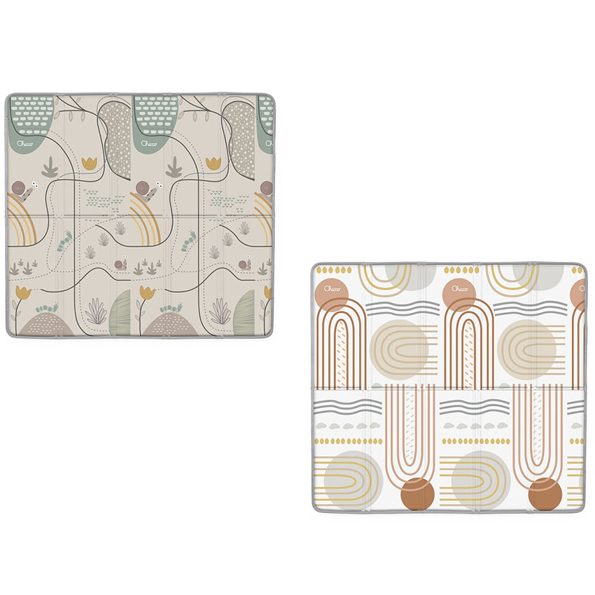 Speeltapijt XXL 200x180 plooibaar omkeerbaar Natuur 