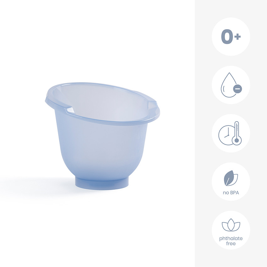 Ergonomisch Shantala badje - Blauw 