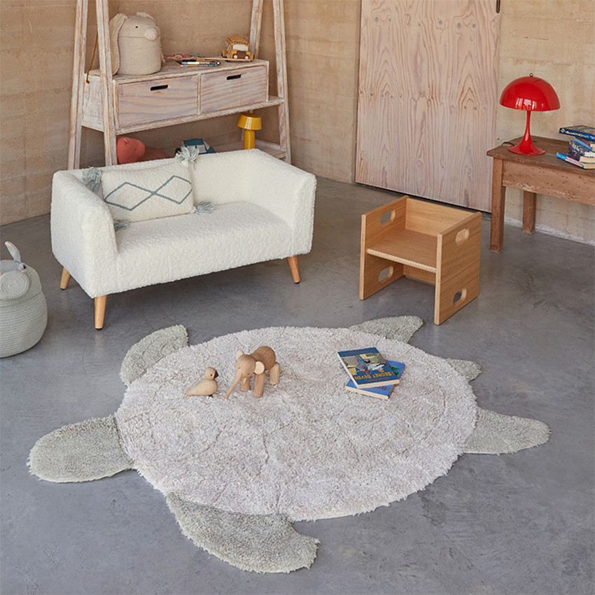 Tapis de Chambre lavable 110x130cm Sea Turtle 