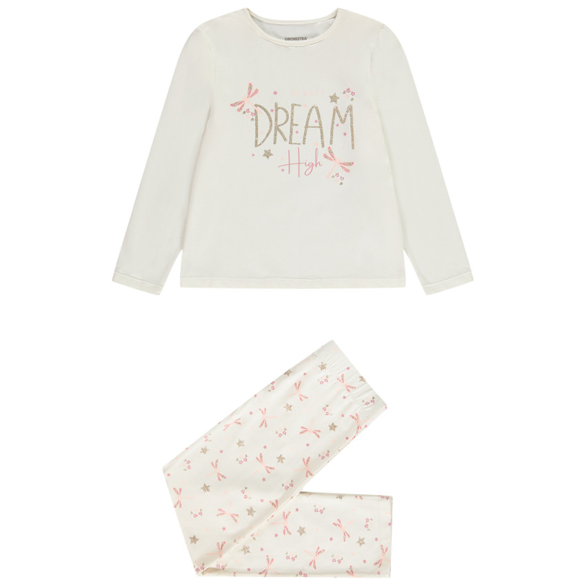 Set pyjama in jersey met libellenprint voor meisjes 