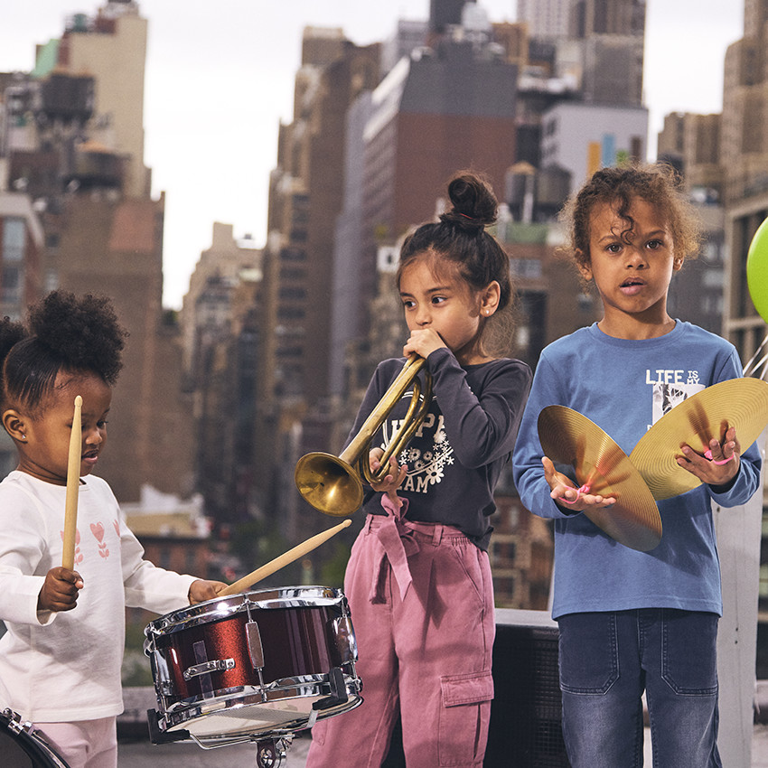 Lange mouwen T-shirt met fantasieprint voor meisjes 