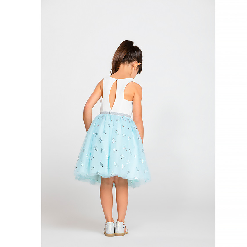 Robe de cérémonie en tulle pour fille 