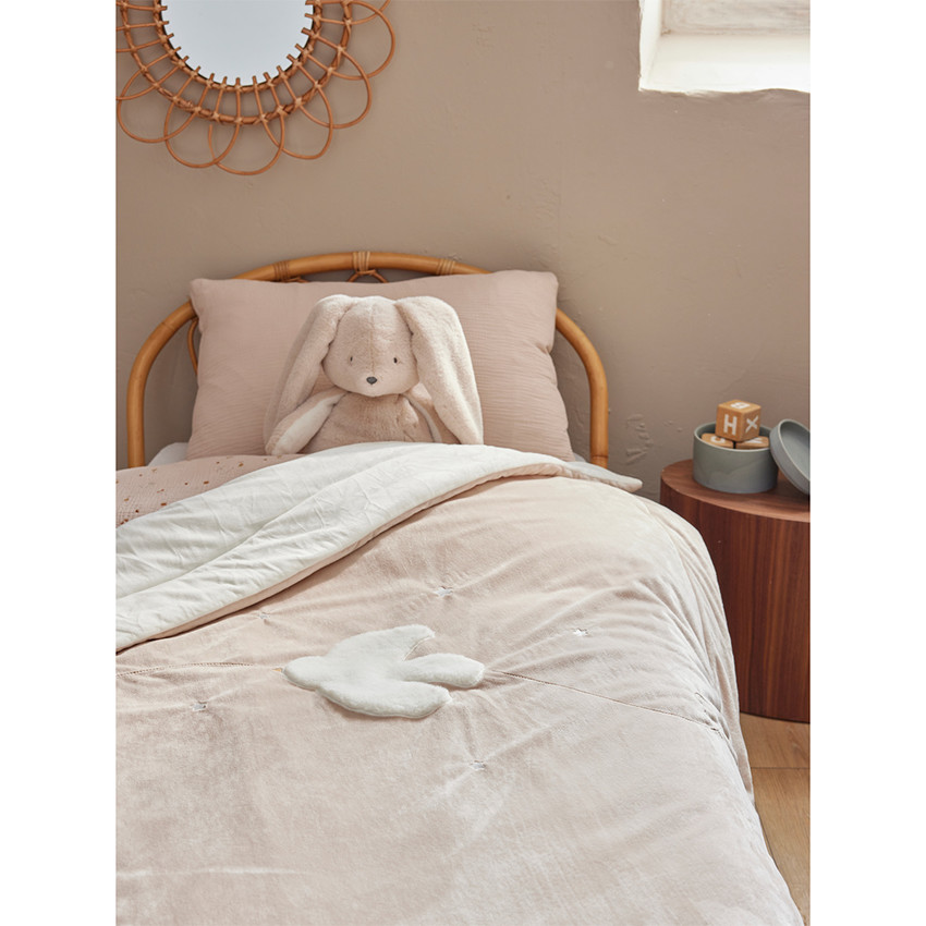 Deken Veloudoux® B&M 100x140cm Geluksduif 