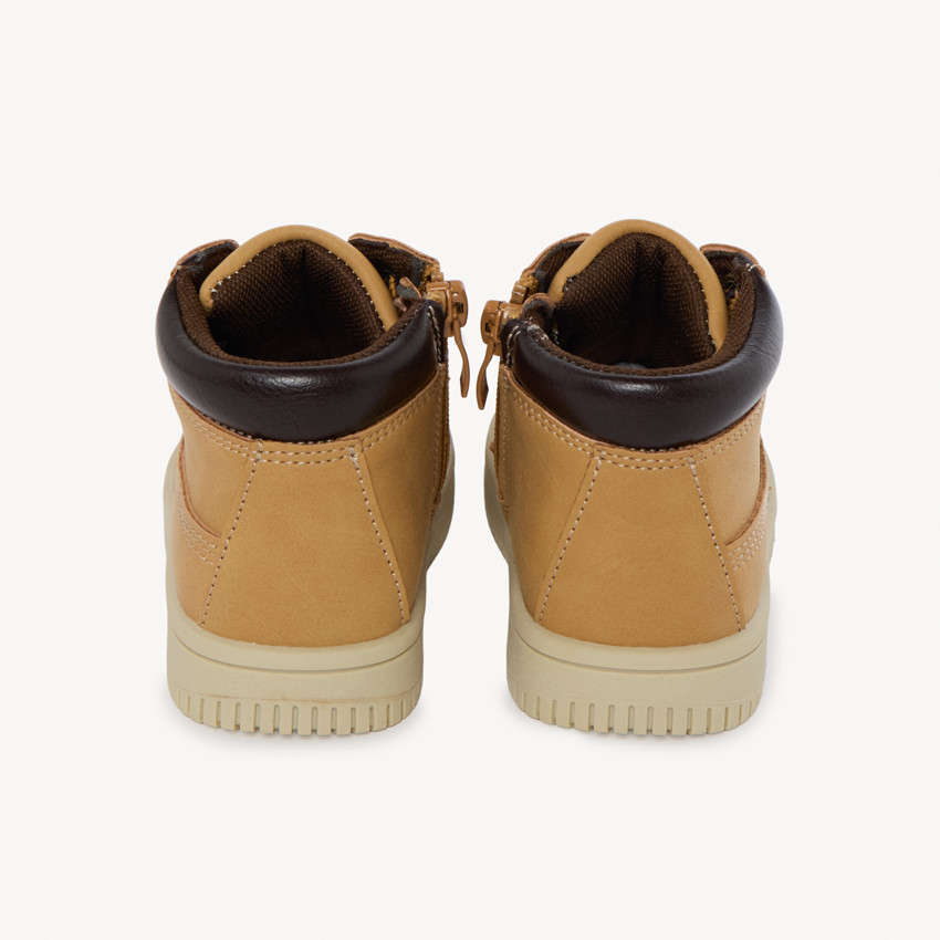 Bottines zippées style randonnée pour bébé garçon 