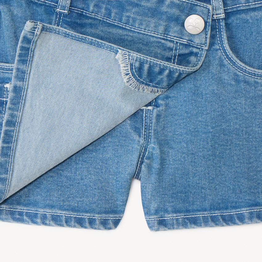 Jupe short en jean pour fille 