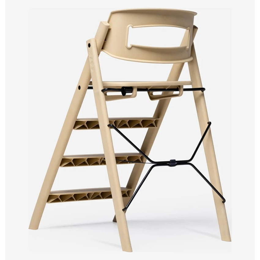 Chaise haute Kaos Klapp évolutive pliable Plastic Desert Sand 