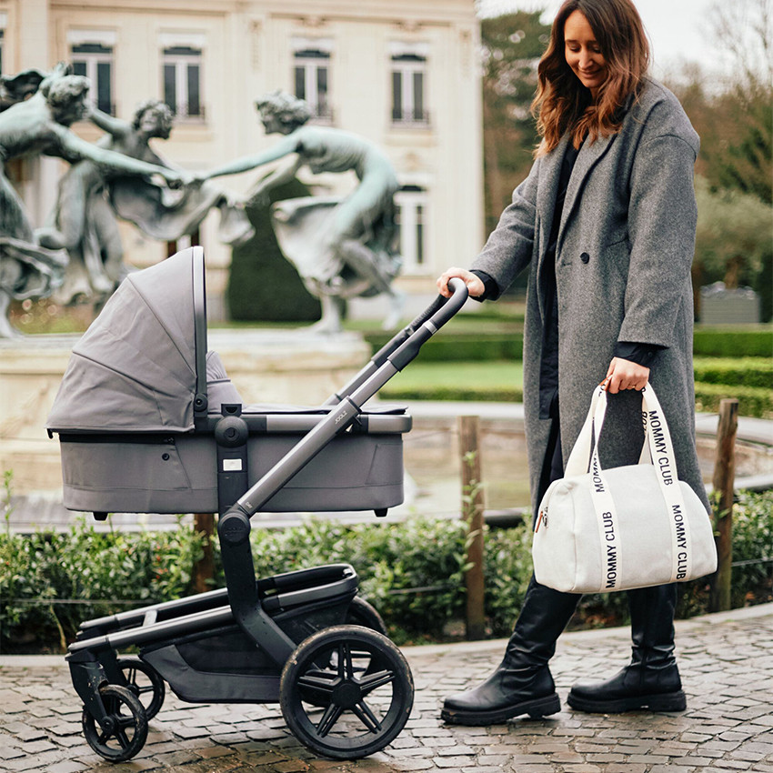 Luiertas Mommy Club Signature + verschoonmat off white 