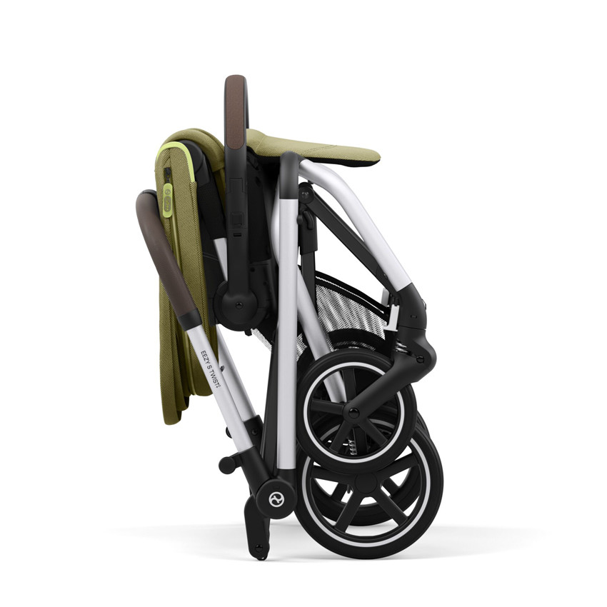 Poussette Eezy S Twist+ 2 châssis Silver - Nature Green 