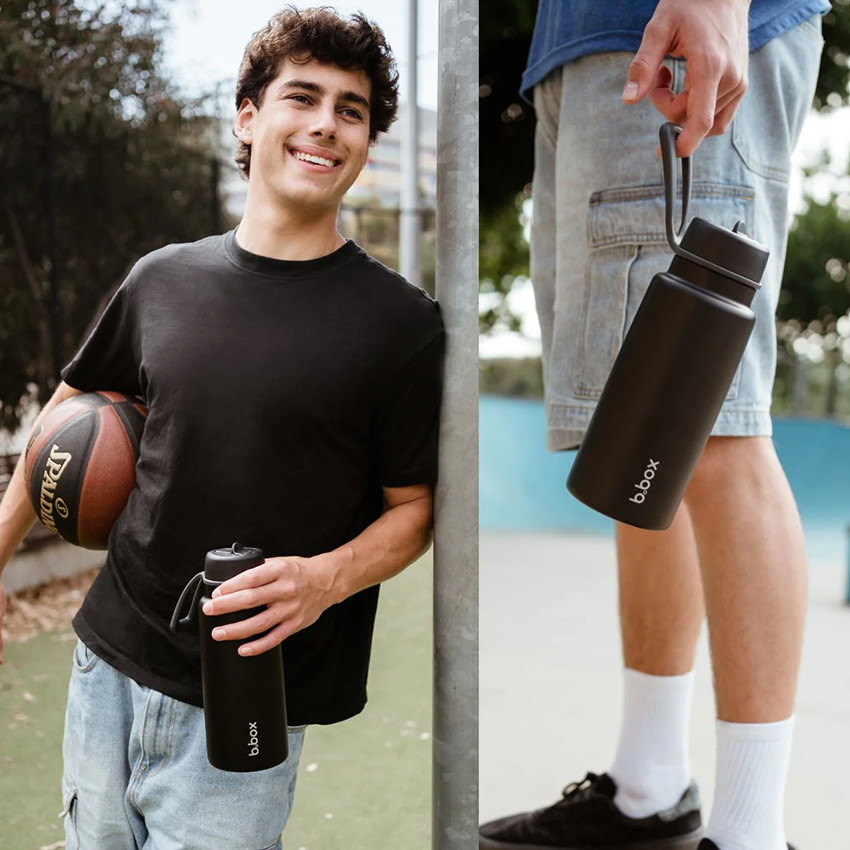 Gourde Isotherme Flip Top 1L Noir 