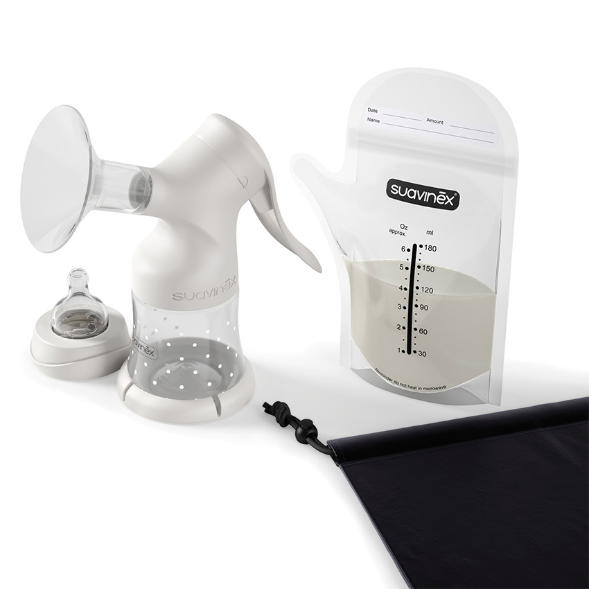 Tire-lait manuel + biberon Zero Zero 120 ml 